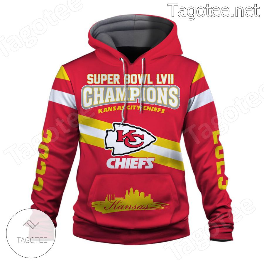 Chiefs 2023 Super Bowl Champions Kansas City Chiefs Fan NFL Hoodie a