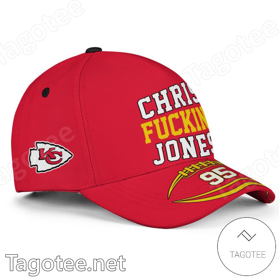 Chris Fuckin Jones 95 Kansas City Chiefs Classic Cap Hat a