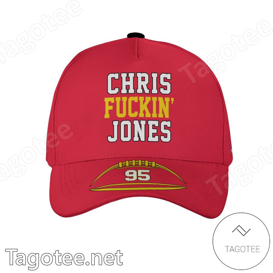 Chris Fuckin Jones 95 Kansas City Chiefs Classic Cap Hat