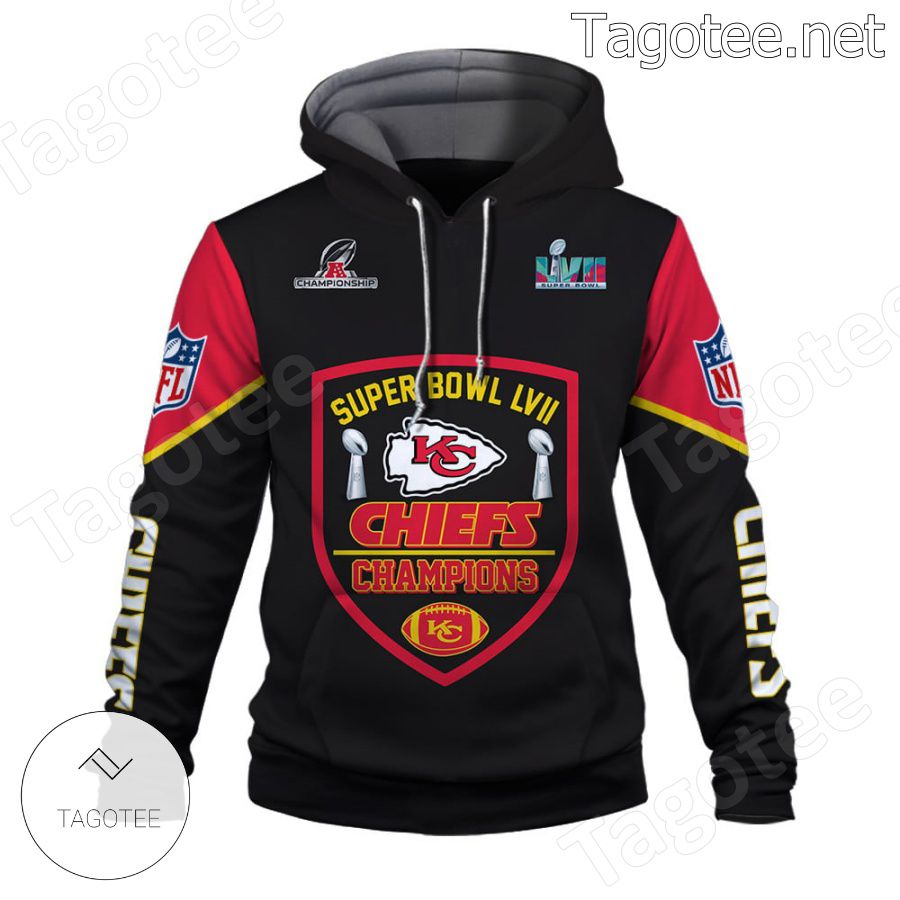 Chris Jones 95 2023 Super Bowl Champions Kansas City Chiefs Fan NFL Hoodie a