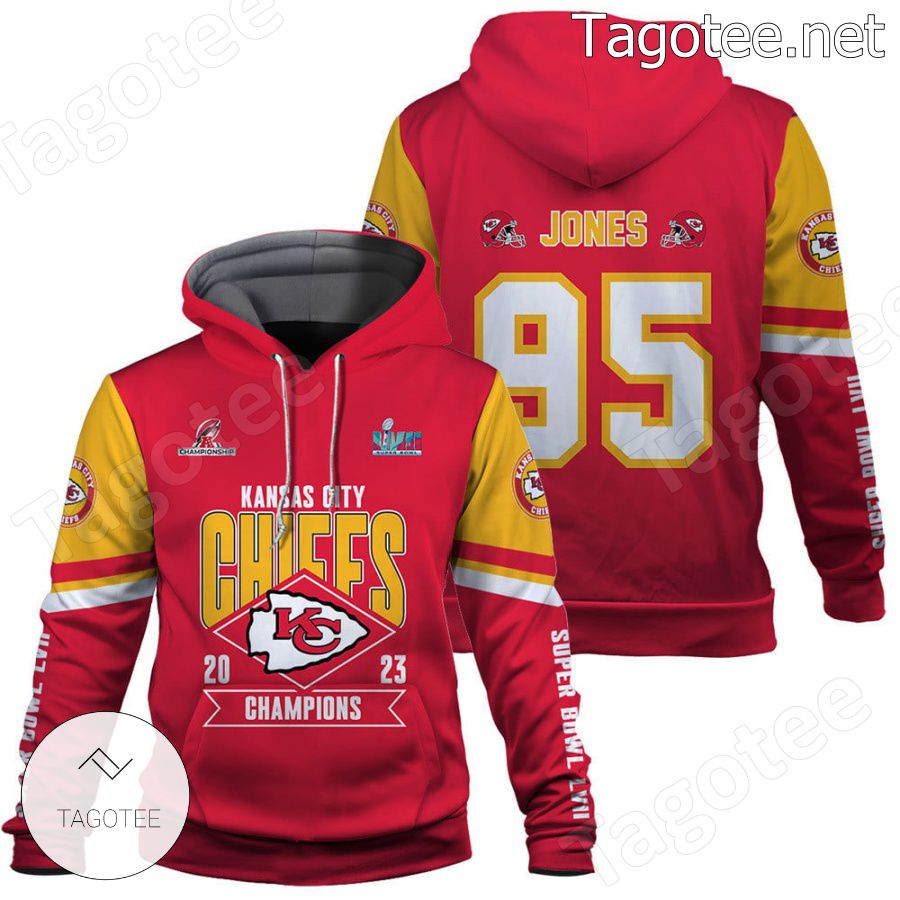 Chris Jones 95 Kansas City Chiefs Fan NFL Hoodie