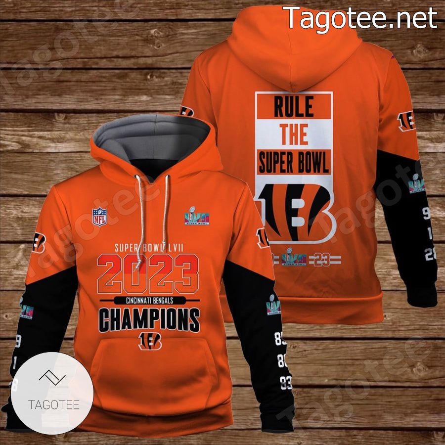 Cincinnati Bengals Rule The Super Bowl Fan NFL Hoodie