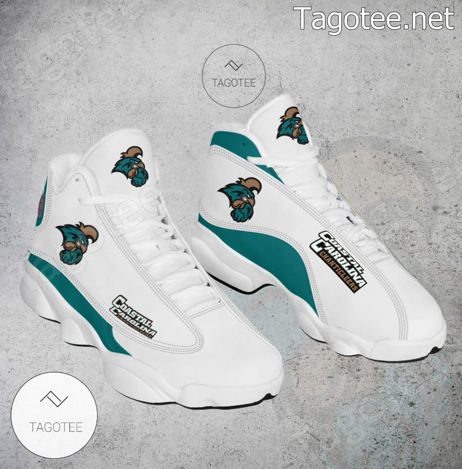 Coastal Carolina NCAA Logo Air Jordan 13 Shoes - BiShop