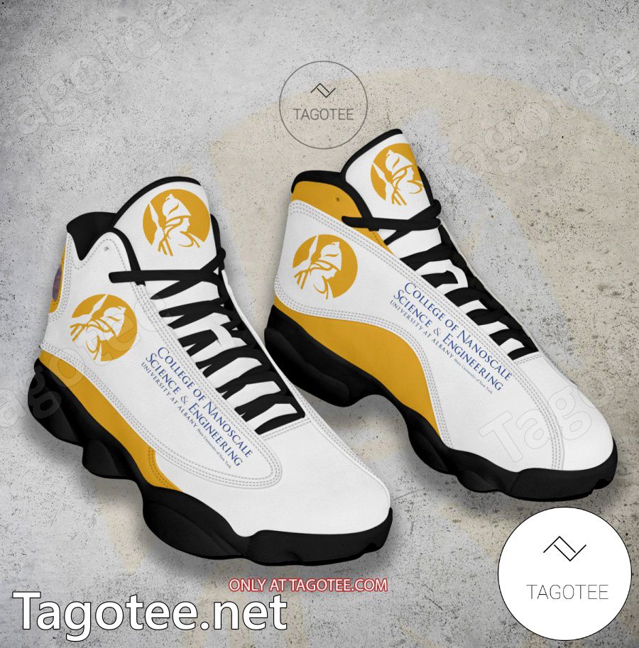 College of Nanoscale Science and Engineering University at Albany Logo Air Jordan 13 Shoes - BiShop a