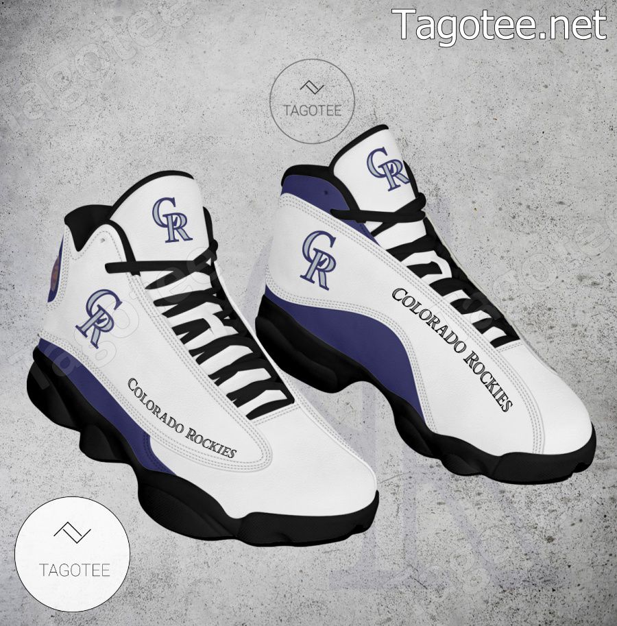 Colorado Rockies Logo Air Jordan 13 Shoes - EmonShop a