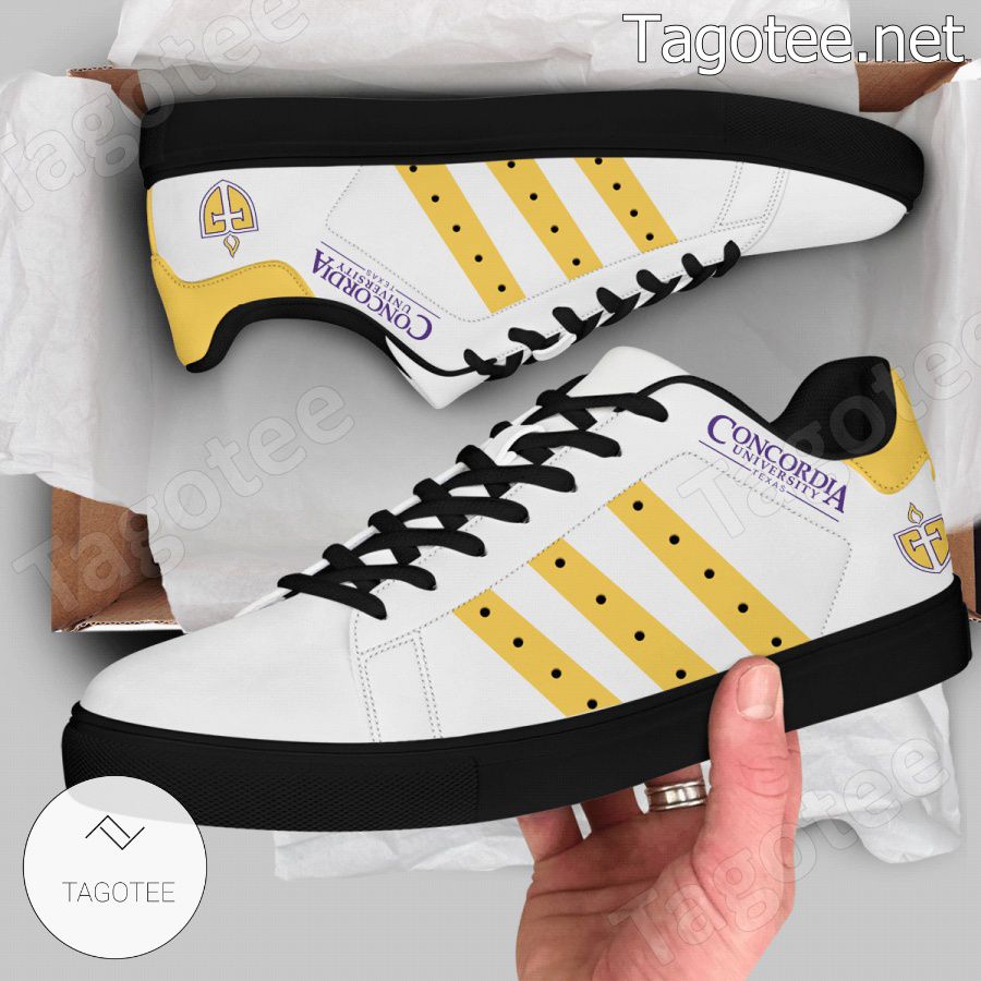 Concordia University Texas Logo Stan Smith Shoes - BiShop a