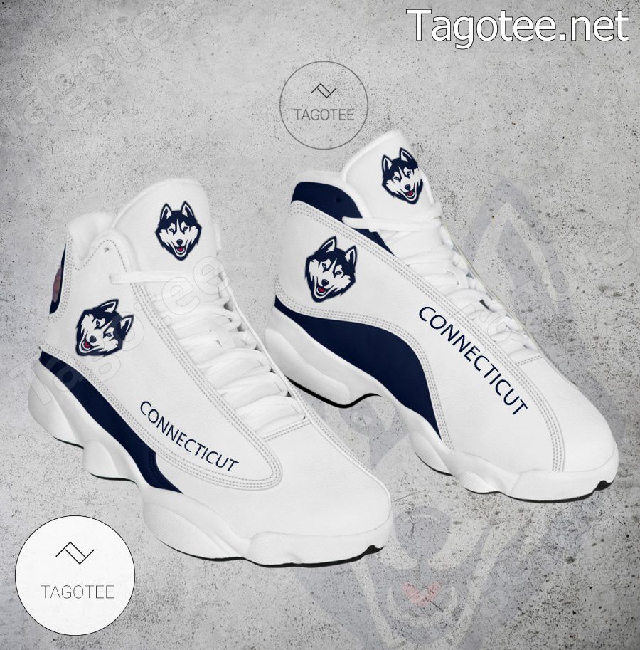 Connecticut NCAA Logo Air Jordan 13 Shoes - BiShop