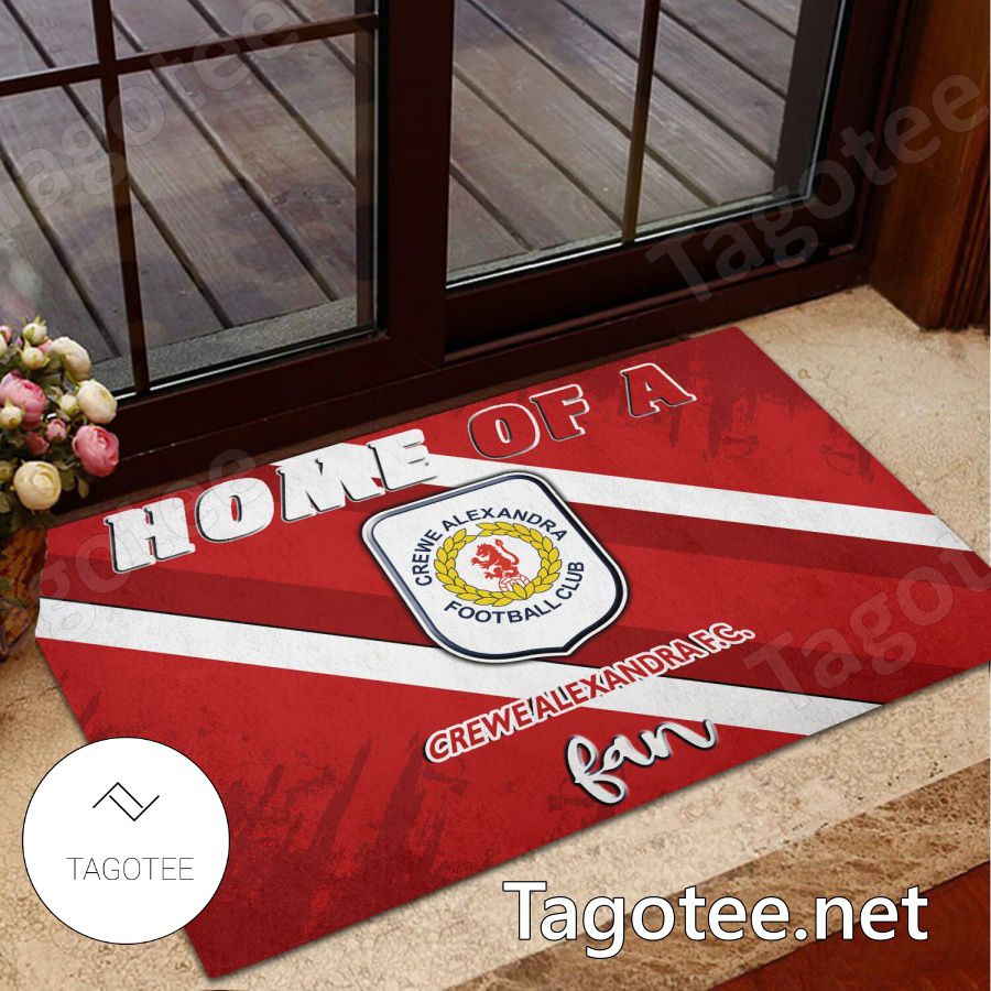 Crewe Alexandra Home Of A Fan Doormat