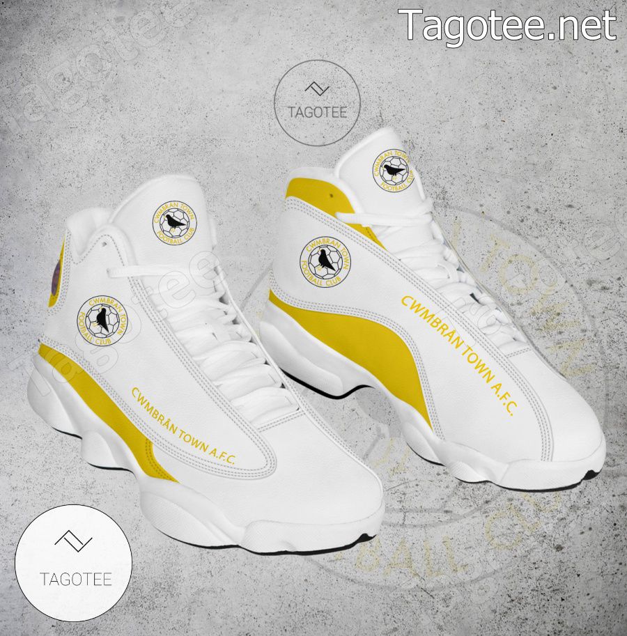 Cwmbran Town Logo Air Jordan 13 Shoes - EmonShop