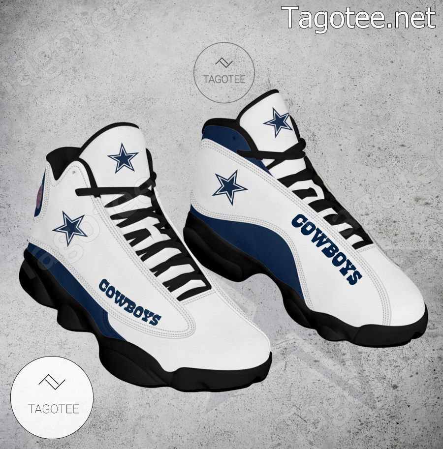 Dallas Cowboys Logo Air Jordan 13 Shoes - EmonShop a