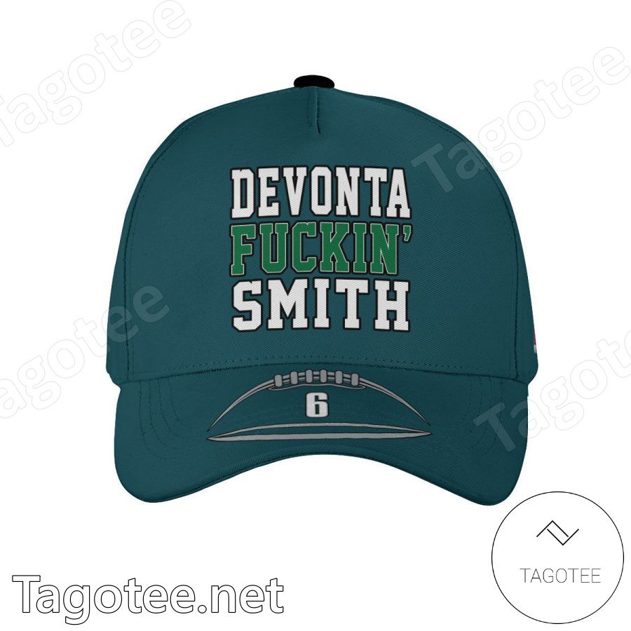 DeVonta Fuckin Smith 6 Philadelphia Eagles Super Bowl LVII Classic Cap Hat