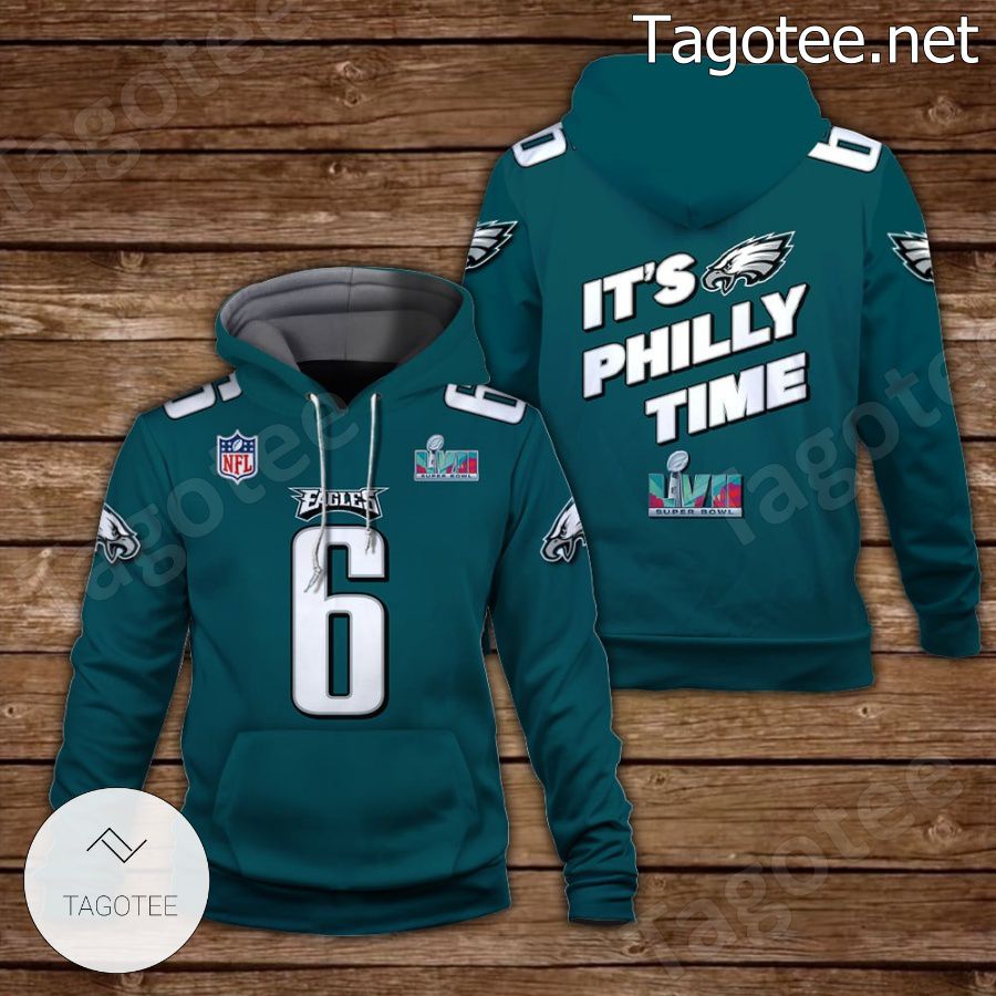 DeVonta Smith 6 It Is Philly Time Philadelphia Eagles Fan NFL Hoodie