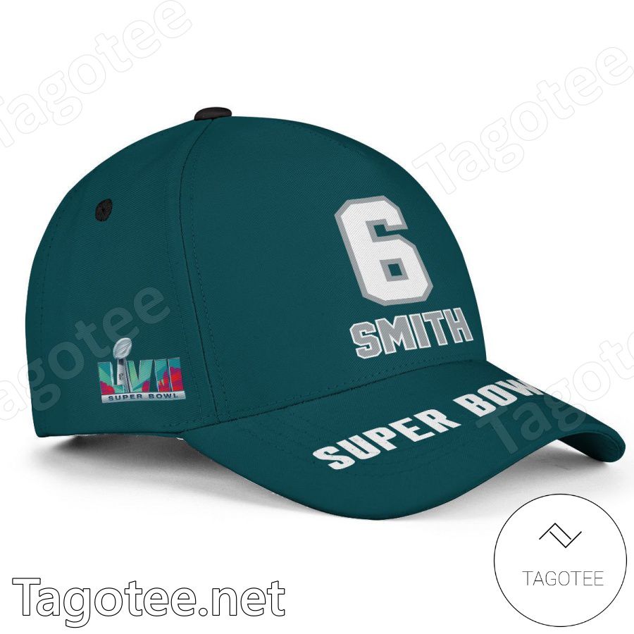 DeVonta Smith 6 Philadelphia Eagles 2023 Super Bowl Classic Cap Hat a