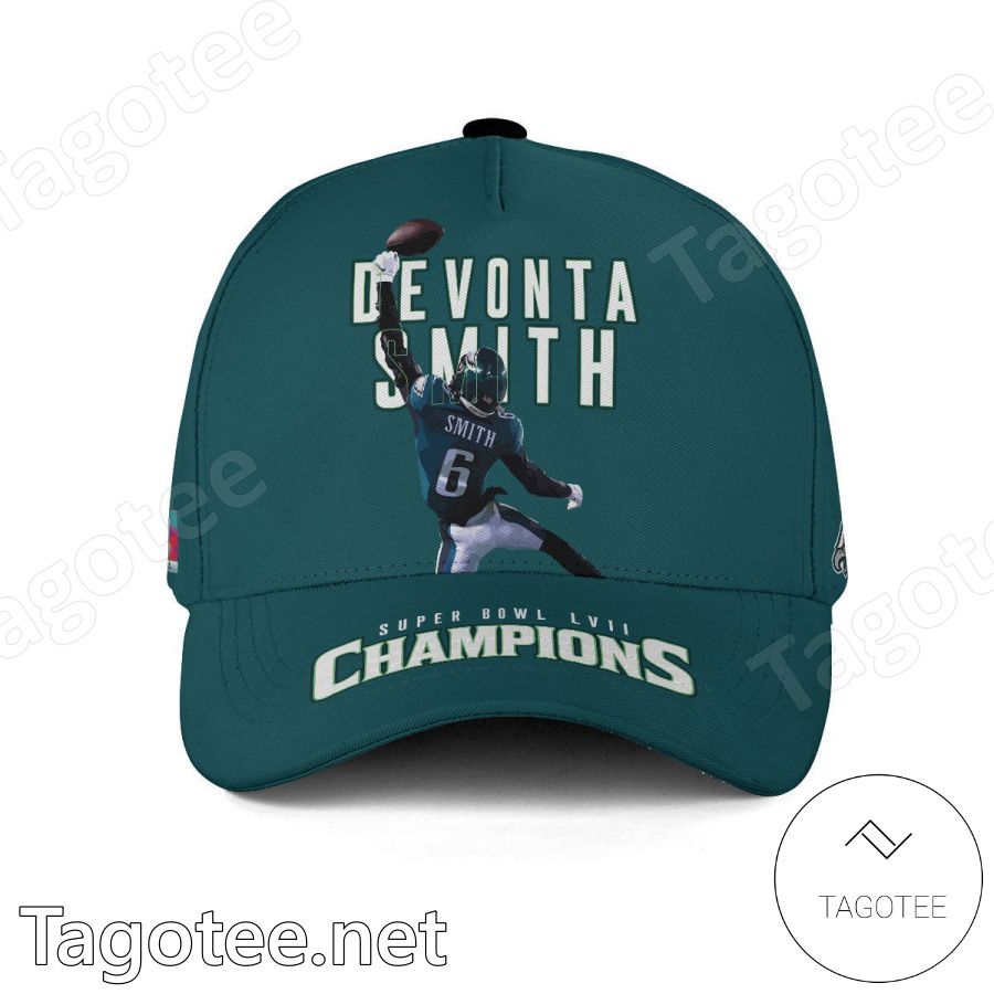 DeVonta Smith 6 Philadelphia Eagles Super Bowl LVII Champion Classic Cap Hat