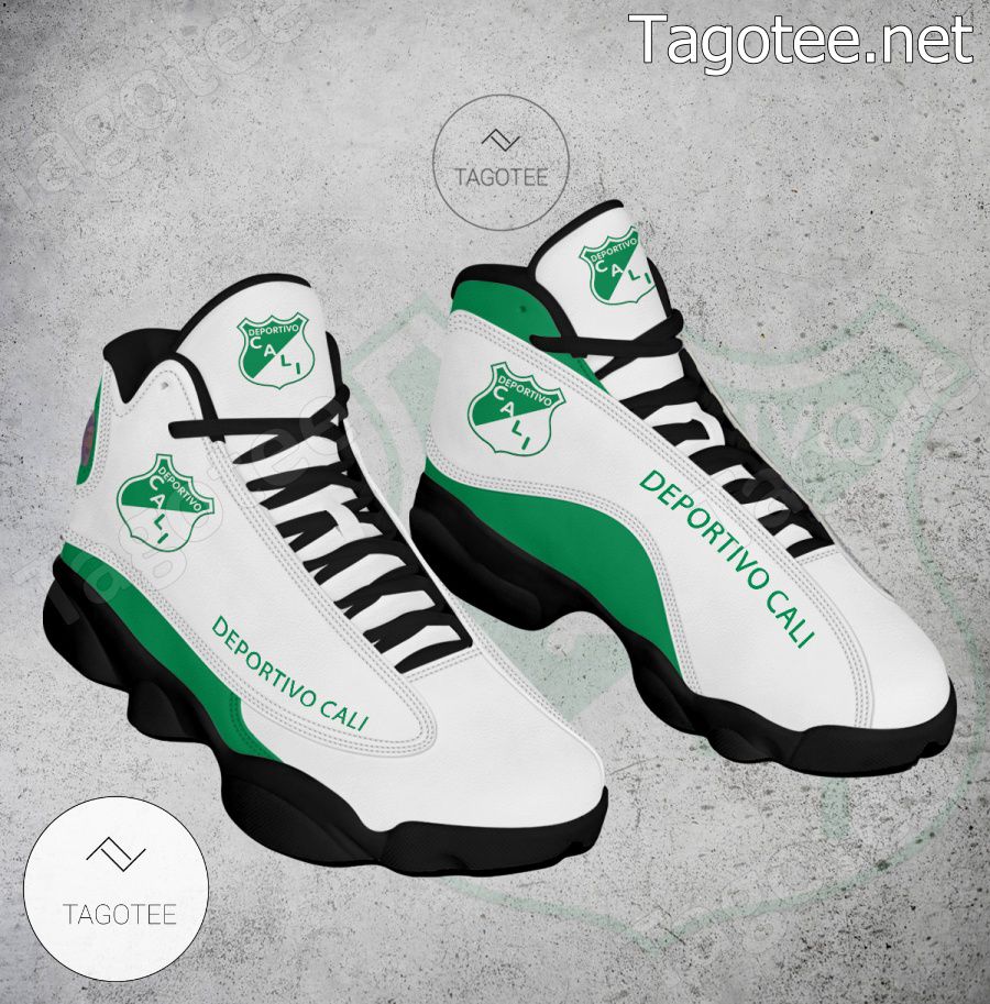 Deportivo Cali Logo Air Jordan 13 Shoes - EmonShop a