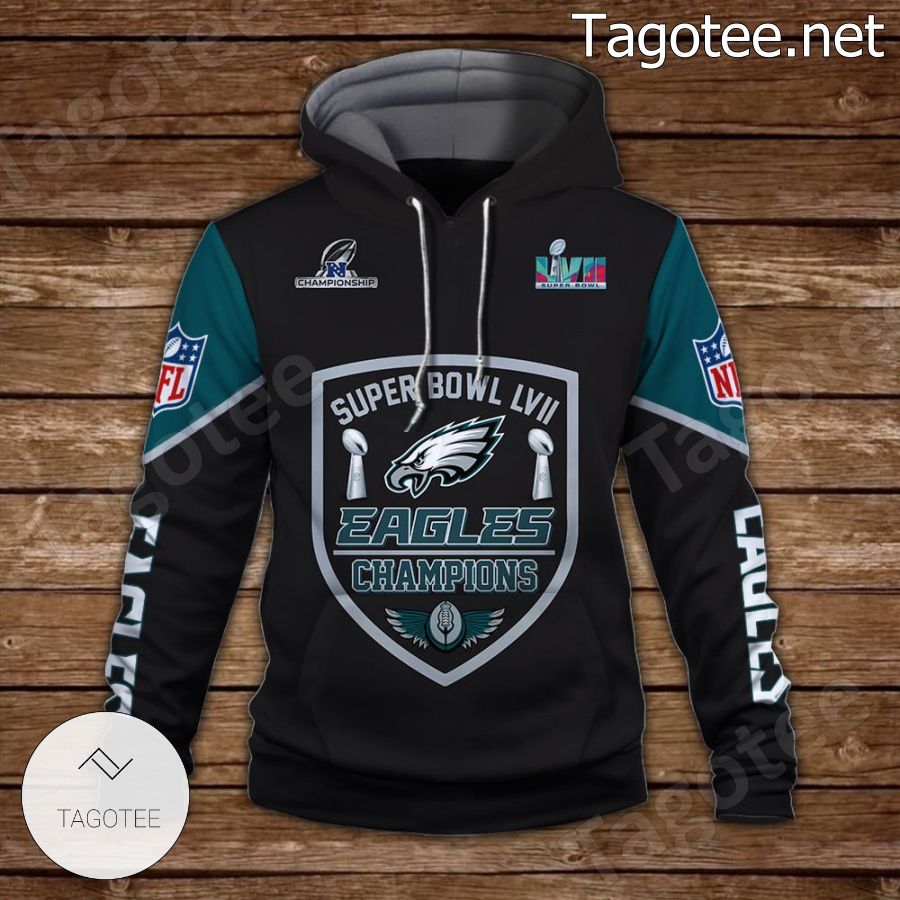 Eagles Champions Brown 11 Philadelphia Eagles Fan NFL Hoodie a