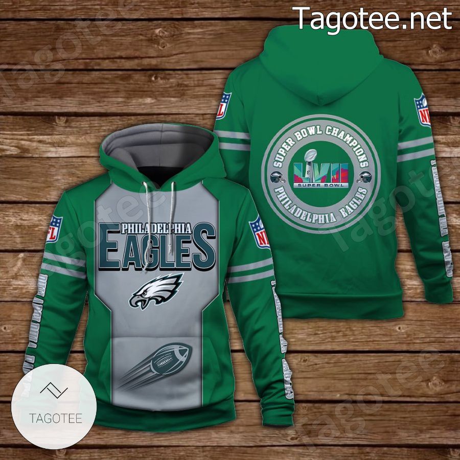 Eagles Champions Green Color Philadelphia Eagles Fan NFL Hoodie