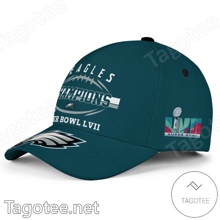 Eagles Champions Philadelphia Eagles Super Bowl LVII Classic Cap Hat a