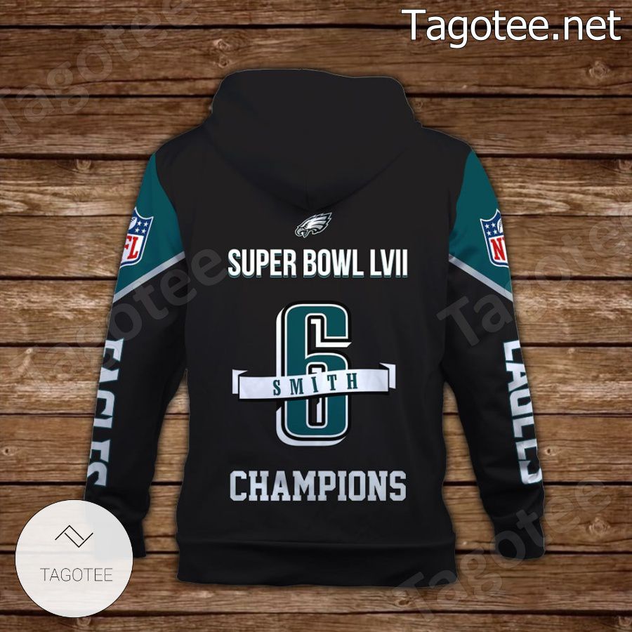 Eagles Champions Smith 6 Philadelphia Eagles Fan NFL Hoodie b