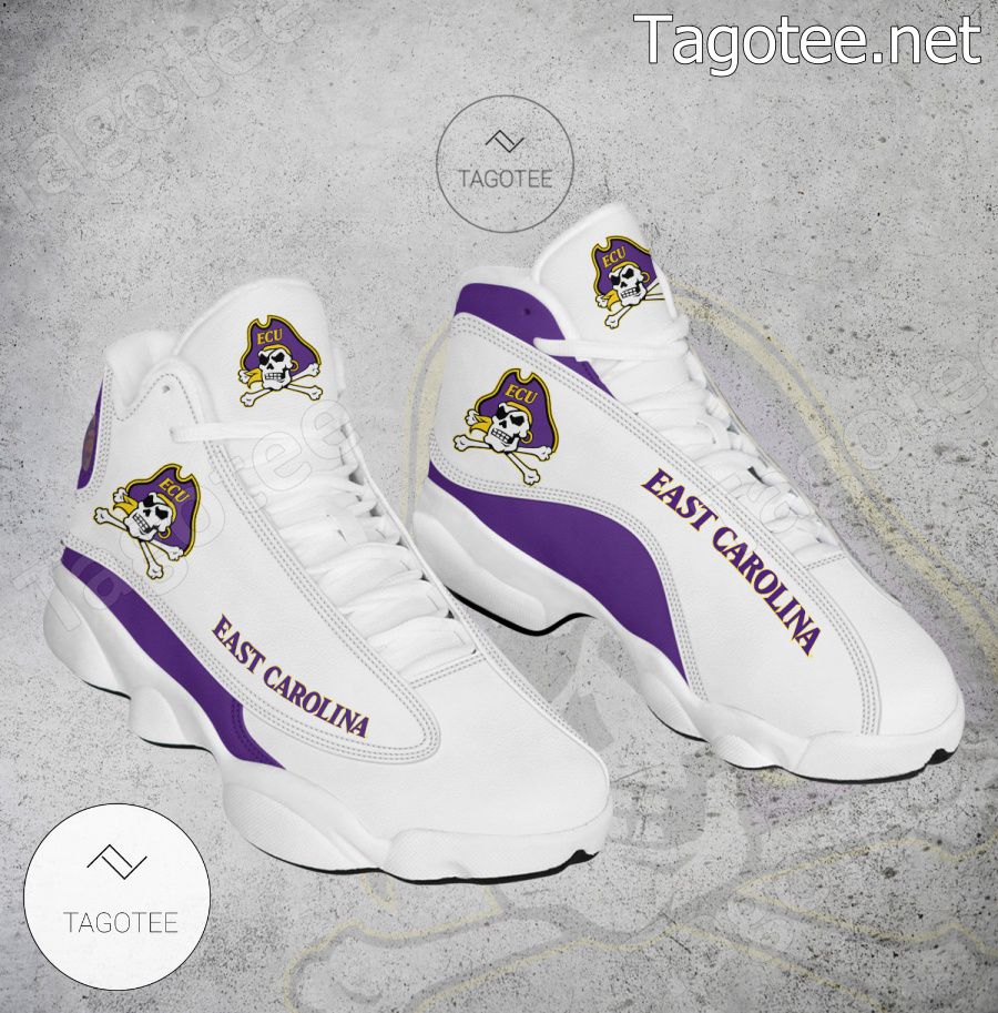 East Carolina NCAA Logo Air Jordan 13 Shoes - BiShop