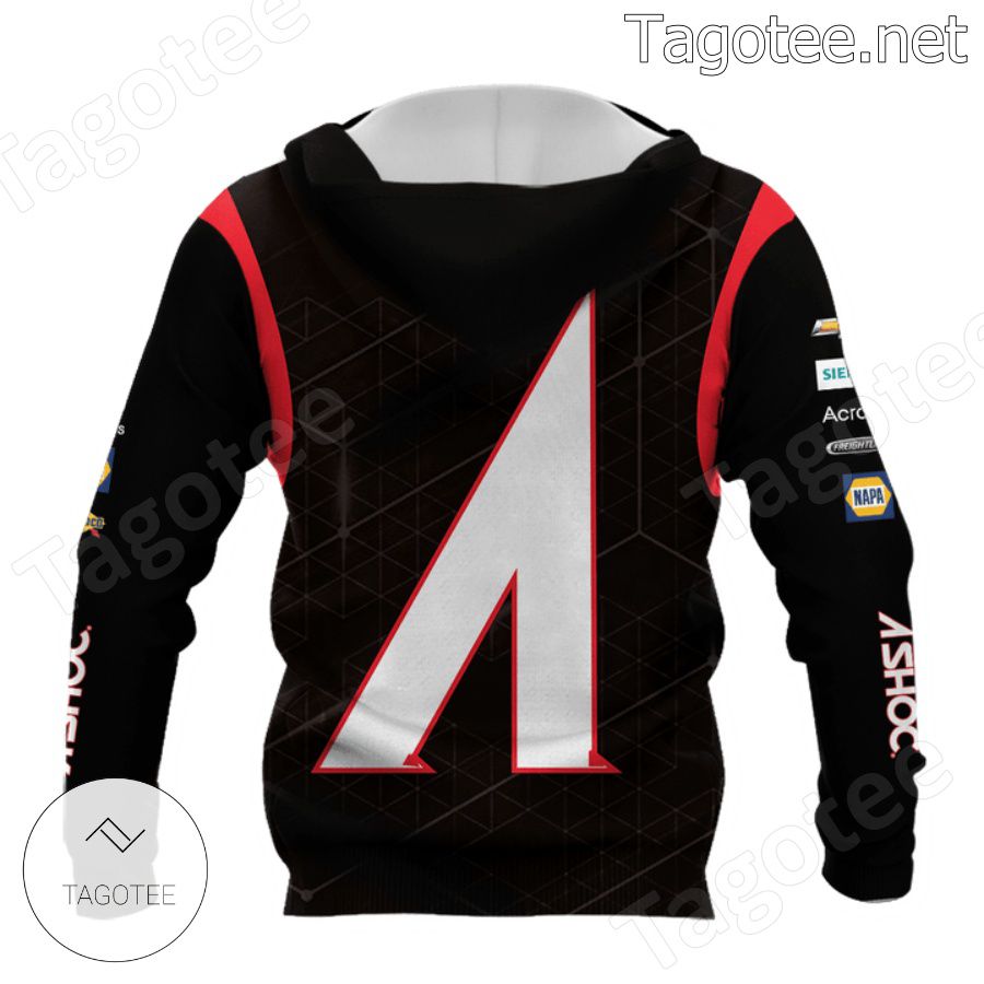 Elliott Car Racing Adrenaline Shoc Black Hoodie a