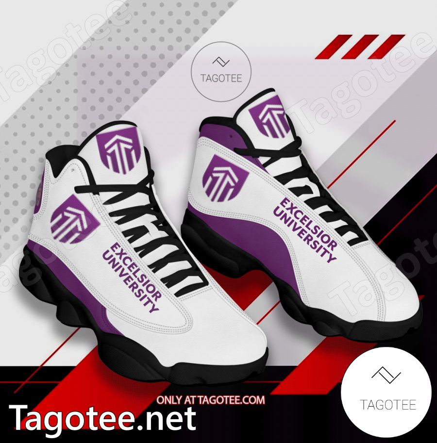 Excelsior College Logo Air Jordan 13 Shoes - BiShop a