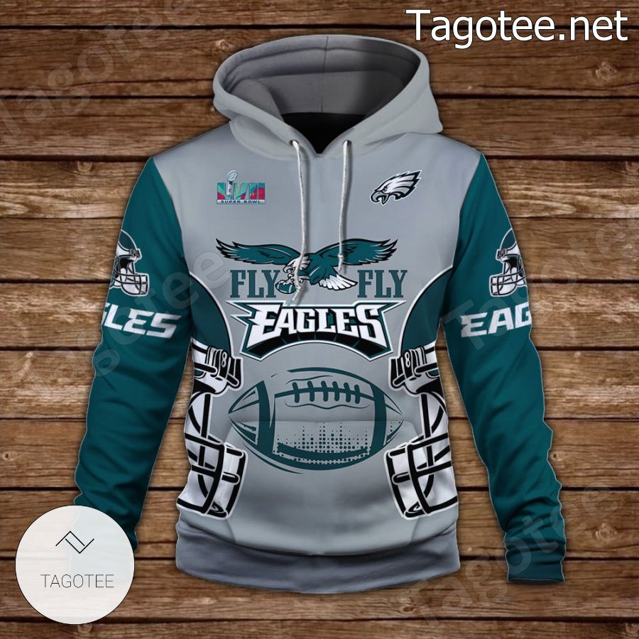 Fly Eagles Fly We Own The LVII Super Bowl Philadelphia Eagles Fan NFL Hoodie a