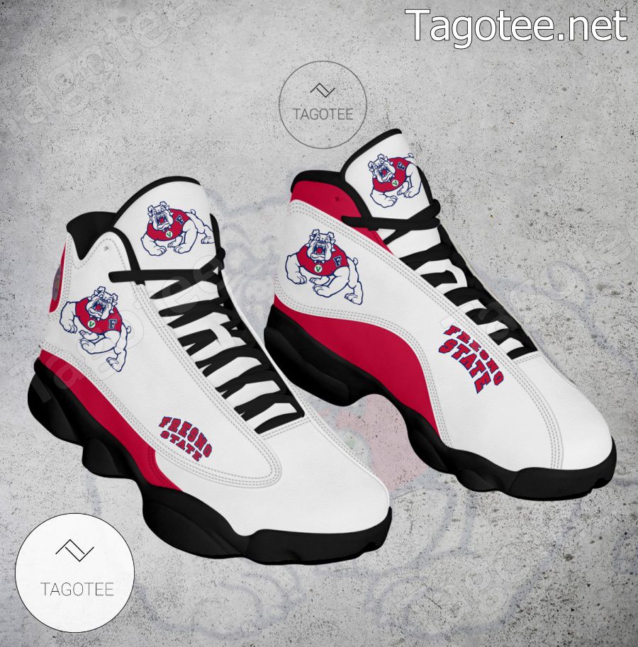 Fresno State NCAA Logo Air Jordan 13 Shoes - BiShop a