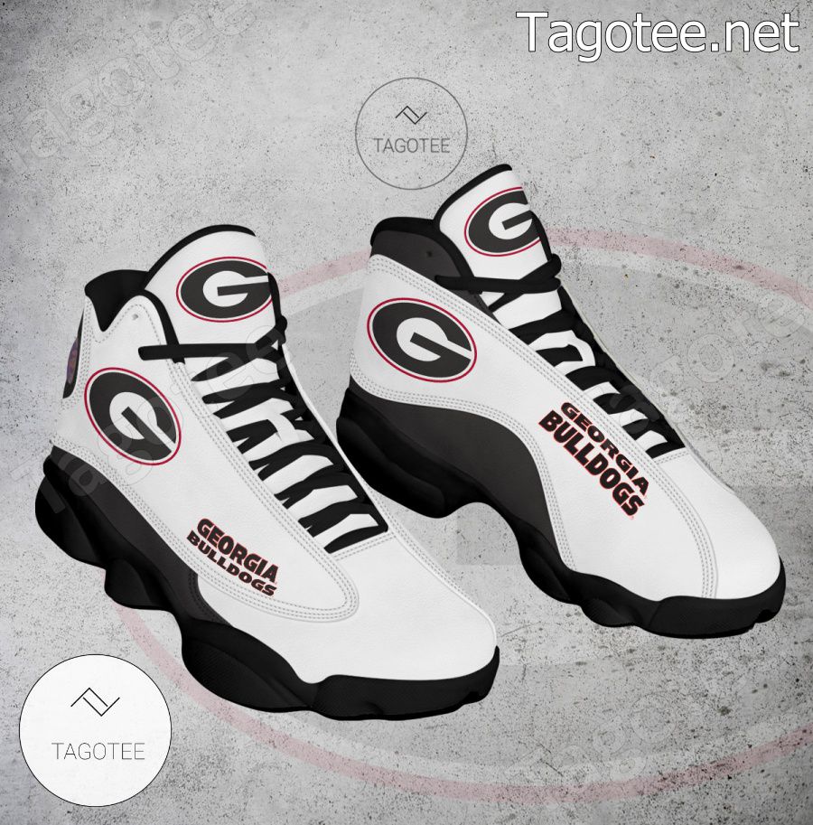 Georgia Bulldogs NCAA Logo Air Jordan 13 Shoes - BiShop a