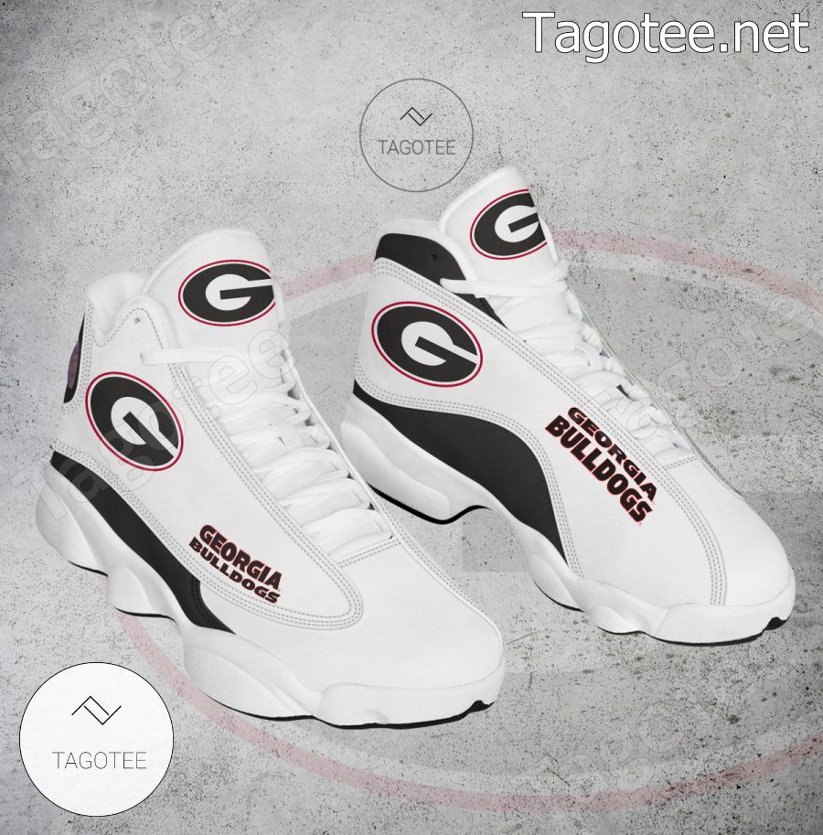 Georgia Bulldogs NCAA Logo Air Jordan 13 Shoes - BiShop