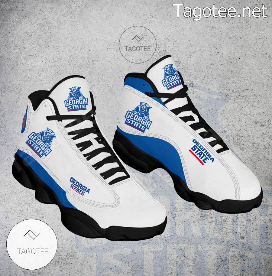 Georgia State Panthers NCAA Logo Air Jordan 13 Shoes - BiShop a