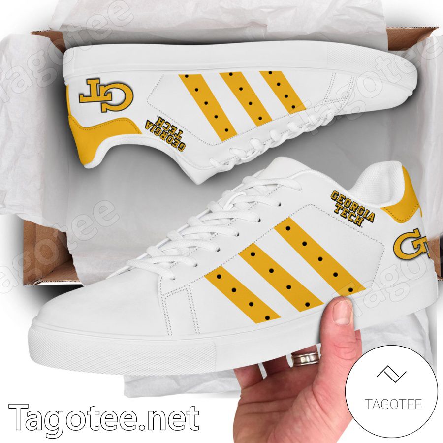 Georgia Tech NCAA Stan Smith Shoes - BiShop