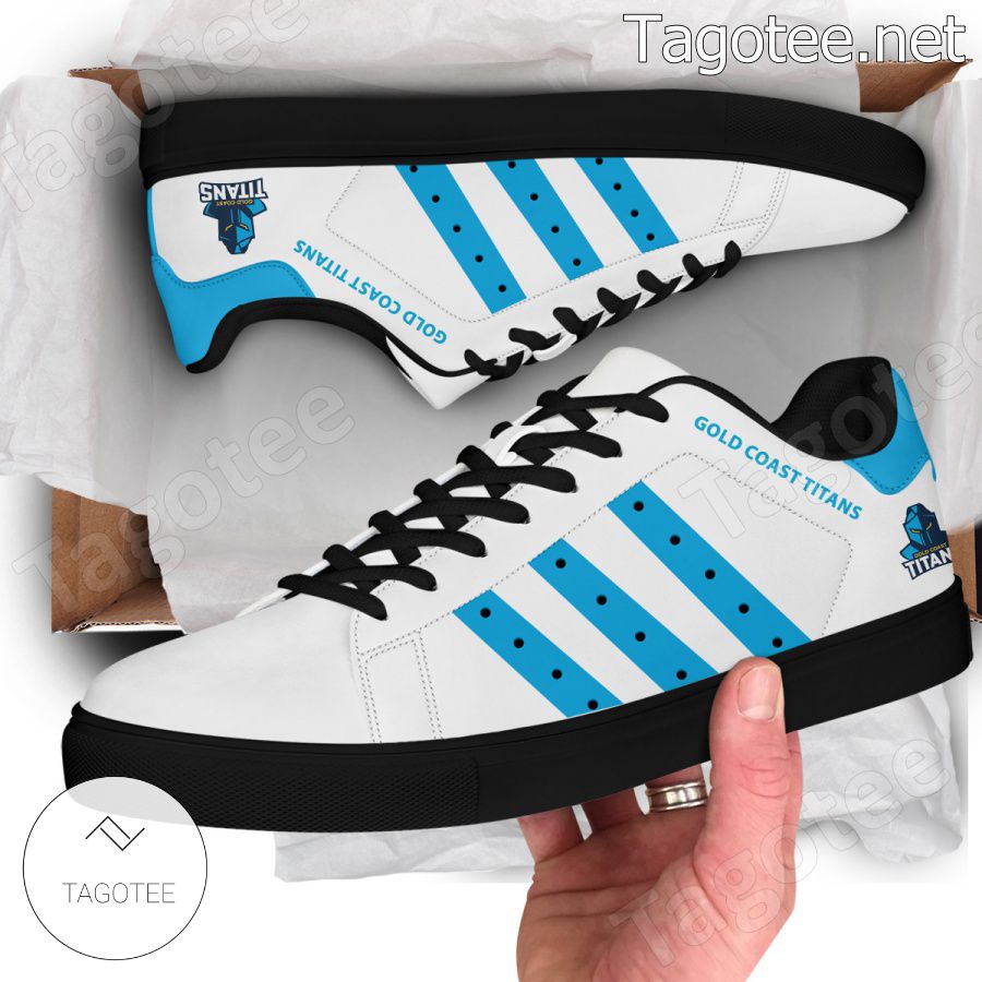 Gold Coast Titans NRL Logo Stan Smith Shoes - EmonShop a