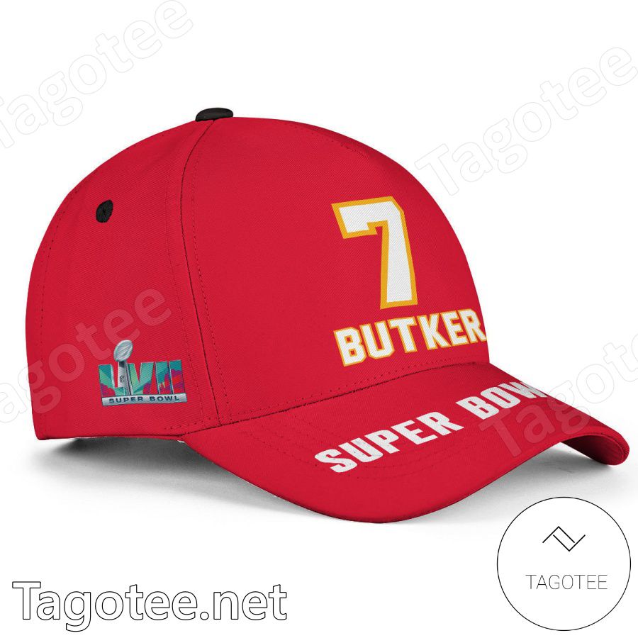 Harrison Butker 7 Kansas City Chiefs 2023 Super Bowl LVII Classic Cap Hat a