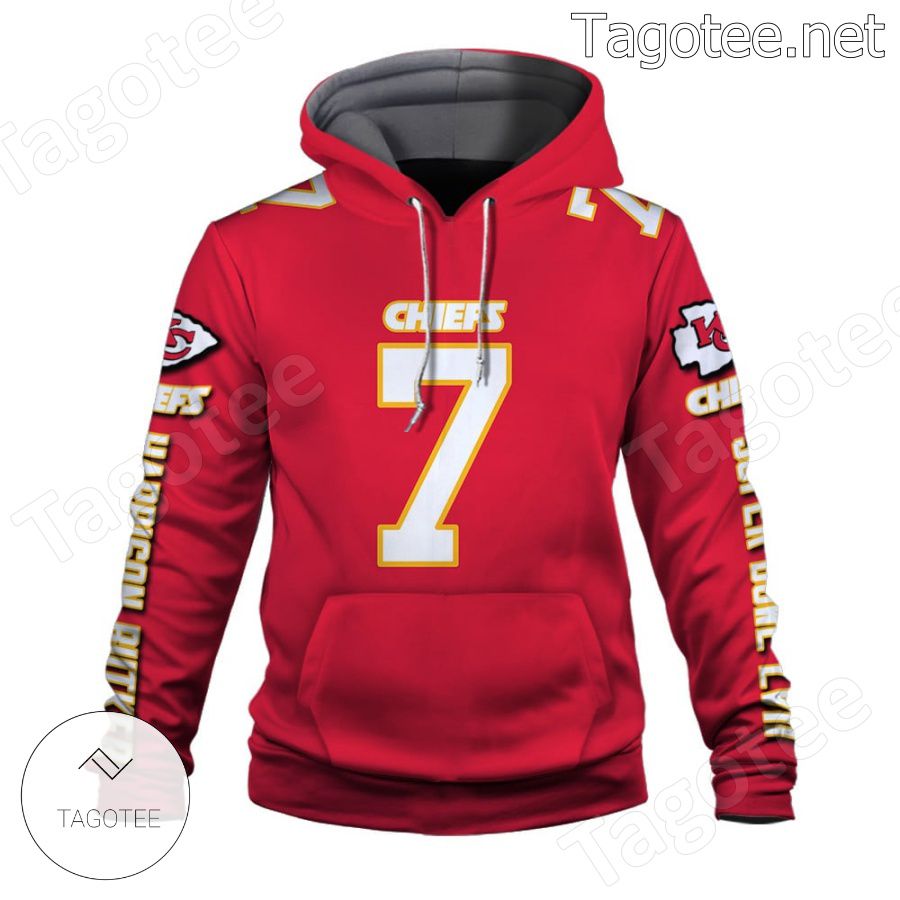 Harrison Butker Beat The Eagles Wear Red Get Loud Kansas City Chiefs Fan NFL Hoodie a