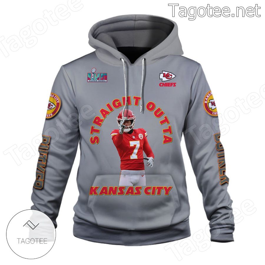 Harrison Butker Red And Gold Until I Am Dead And Cold Kansas City Chiefs Fan NFL Hoodie a