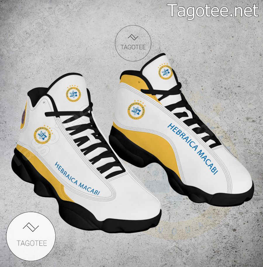 Hebraica y Macabi Logo Air Jordan 13 Shoes - EmonShop a