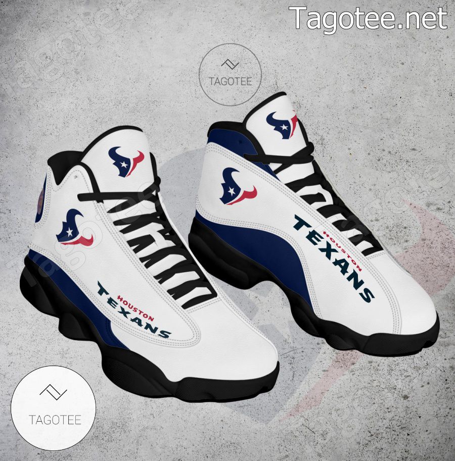 Houston Texans Logo Air Jordan 13 Shoes - EmonShop a