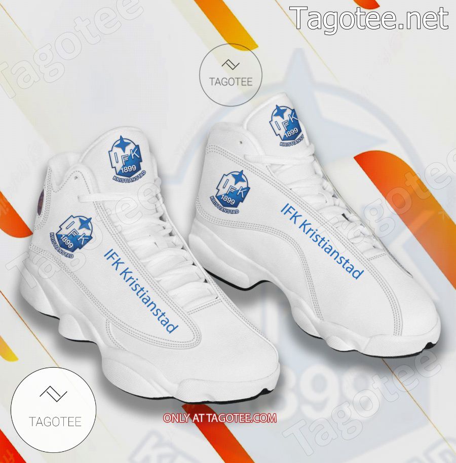 IFK Kristianstad Handball Logo Air Jordan 13 Shoes - BiShop