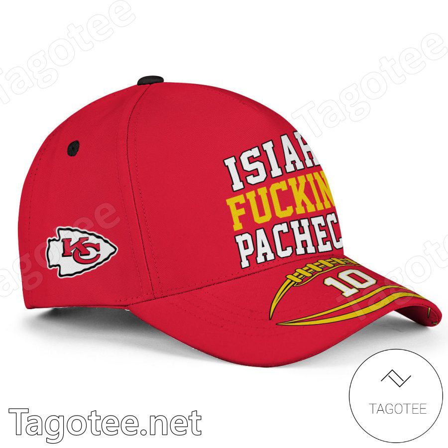 Isiah Fuckin Pacheco 10 Kansas City Chiefs Classic Cap Hat a