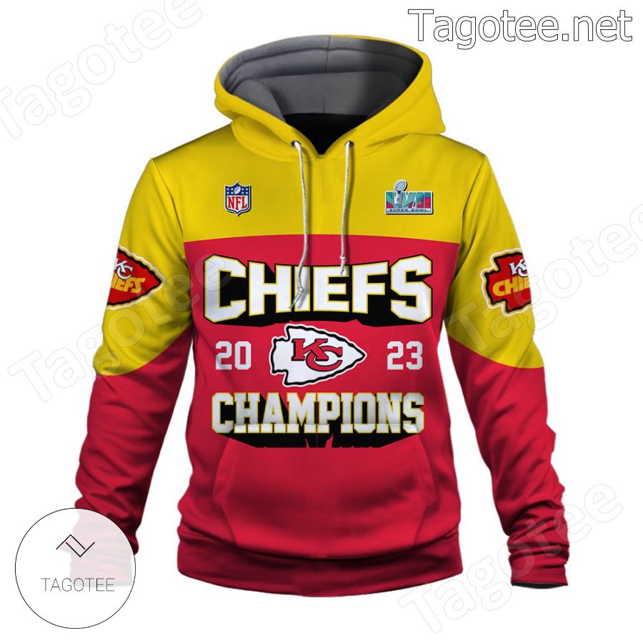 Isiah Pacheco 10 Chiefs 2023 Champions Kansas City Chiefs Fan NFL Hoodie a