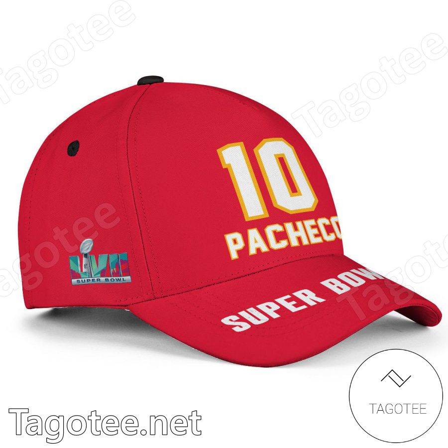 Isiah Pacheco 10 Kansas City Chiefs 2023 Super Bowl LVII Classic Cap Hat a