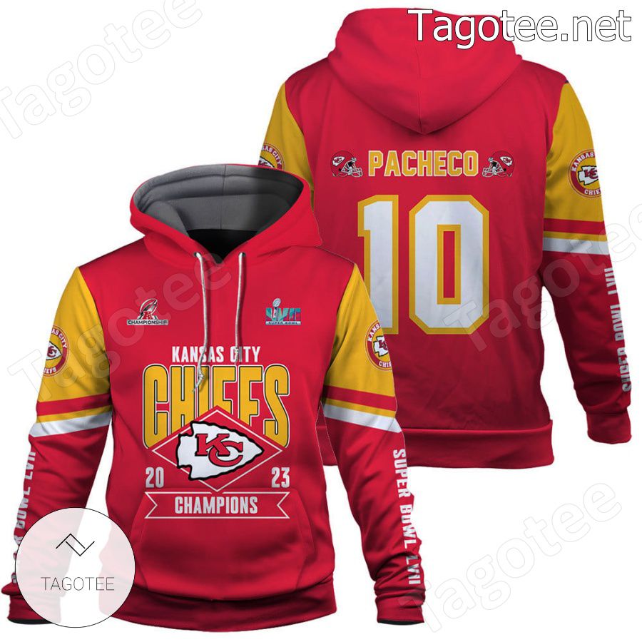 Isiah Pacheco 10 Kansas City Chiefs Fan NFL Hoodie