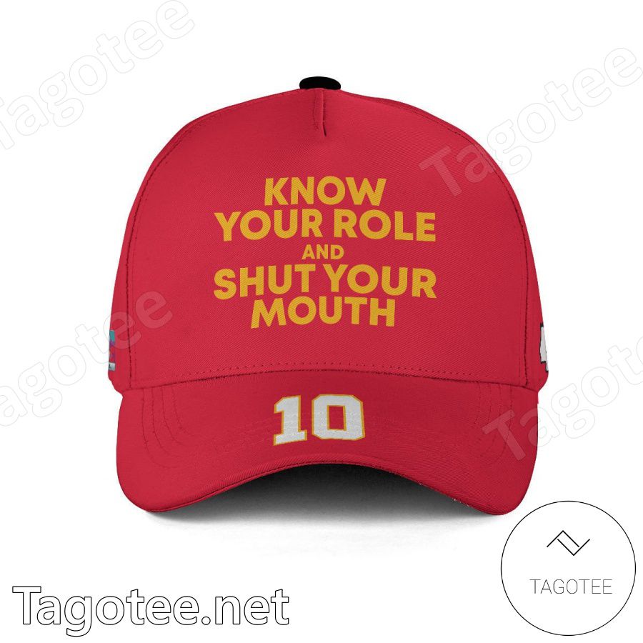 Isiah Pacheco 10 Know Your Role And Shut Your Mouth Super Bowl LVII Kansas City Chiefs Classic Cap Hat