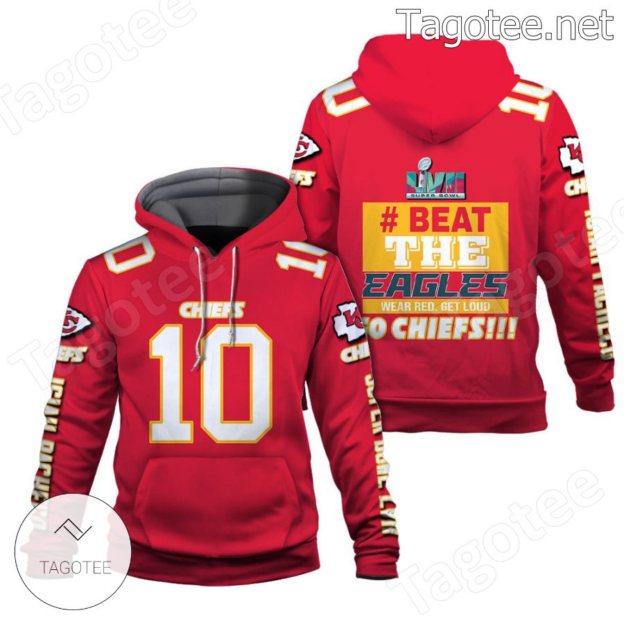 Isiah Pacheco Beat The Eagles Wear Red Get Loud Kansas City Chiefs Fan NFL Hoodie