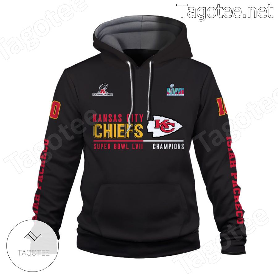 Isiah Pacheco Run It Back Defend The Kingdom Kansas City Chiefs Fan NFL Hoodie a