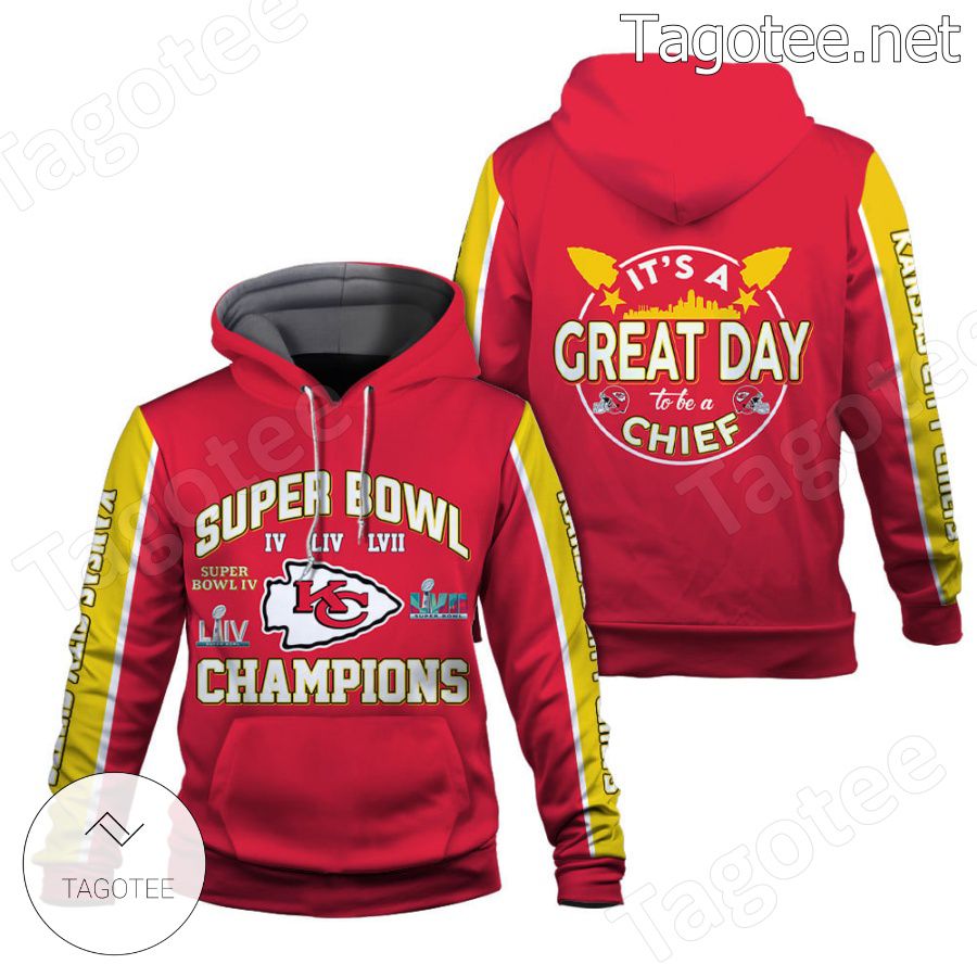 It Is A Great Day To Be A Chief Kansas City Chiefs Fan NFL Hoodie