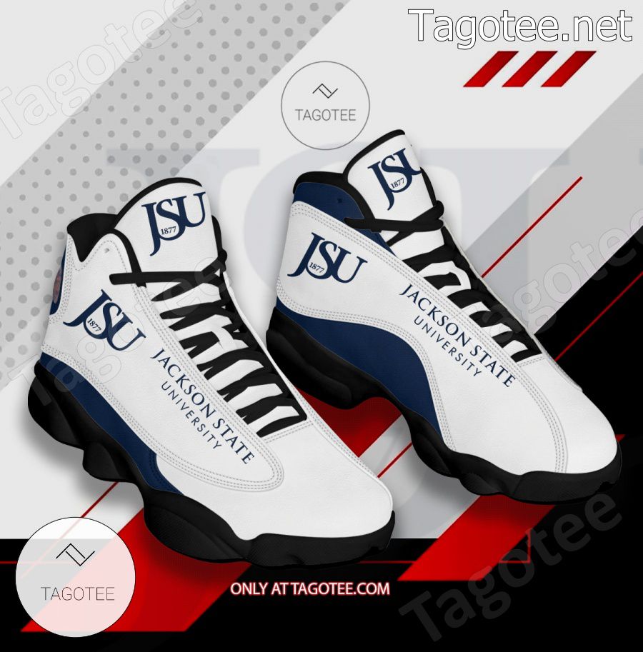 Jackson State University Air Jordan 13 Shoes - EmonShop a