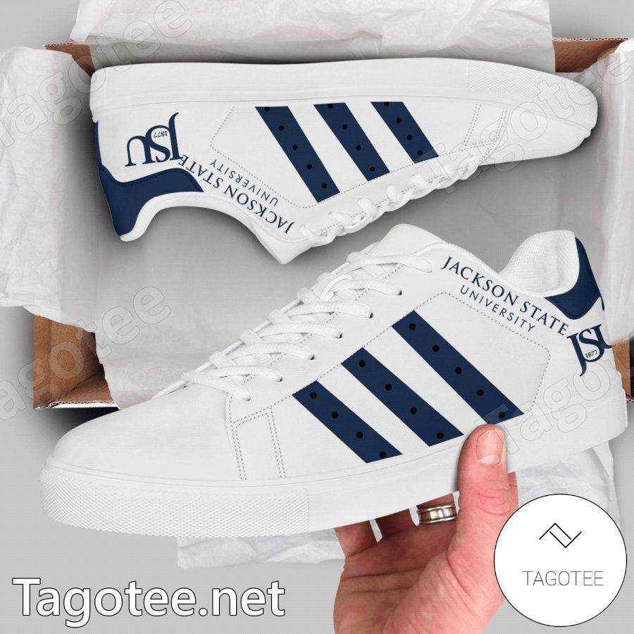 Jackson State University Logo Stan Smith Shoes - EmonShop