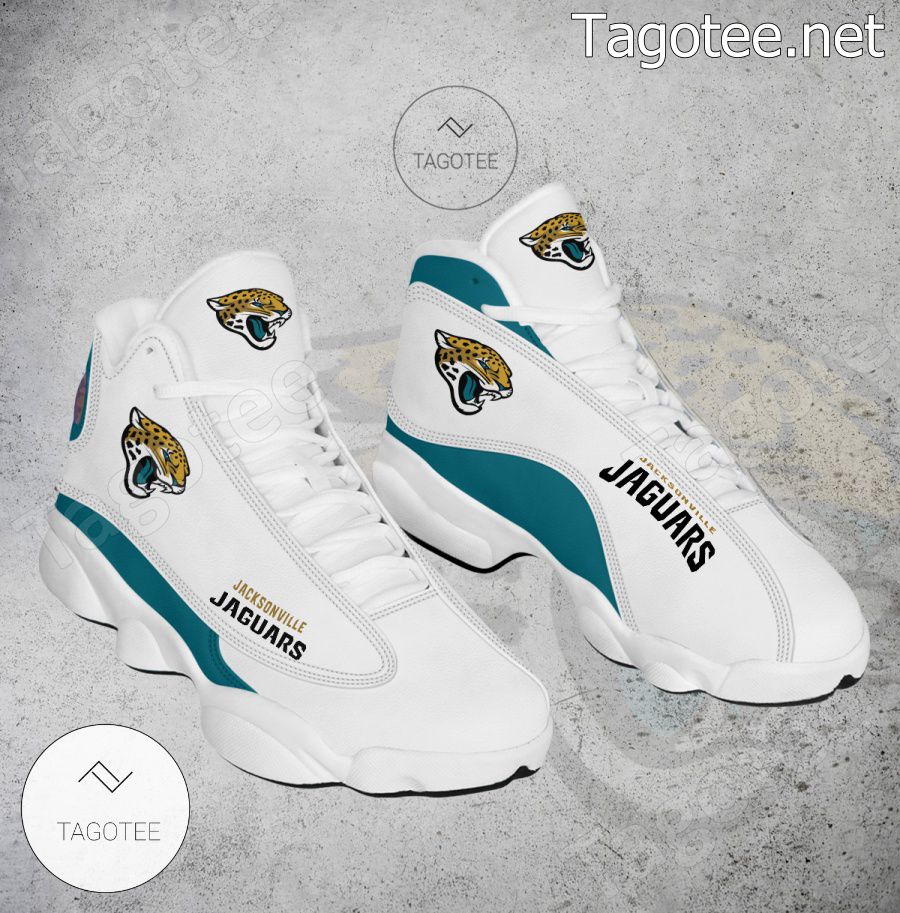 Jacksonville Jaguars Logo Air Jordan 13 Shoes - EmonShop